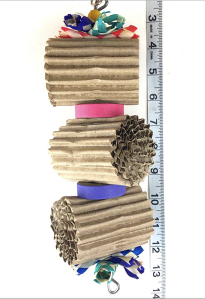 Triple-Layer Mini Shredding Roll Hanging Play Toy